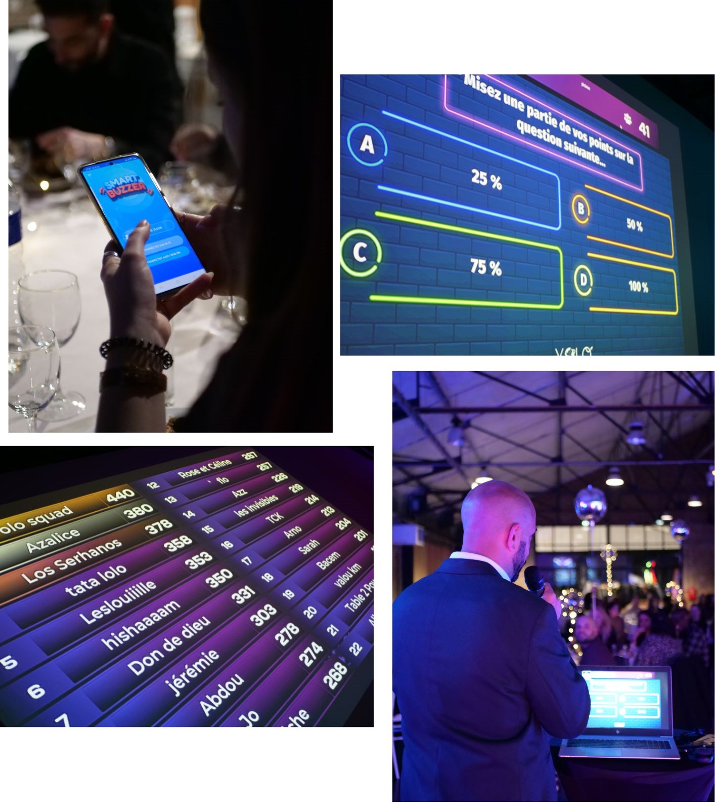 Animation Quiz Buzzer entreprise team building